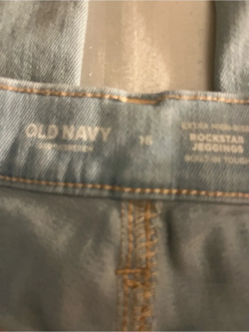 Old Navy Men’s Skinny Jeans in Light Blue Wash